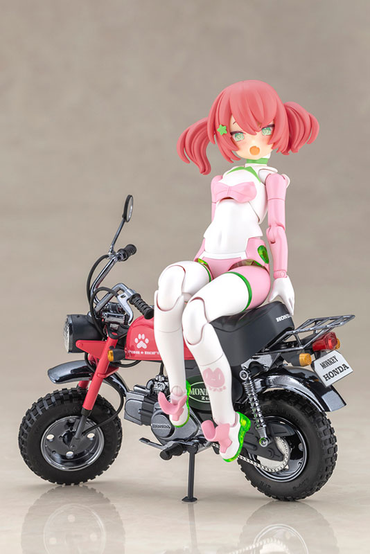 メガミデバイス PUNI☆MOFU レーシングマオ with Honda Z50J-1 モンキー プラモデル