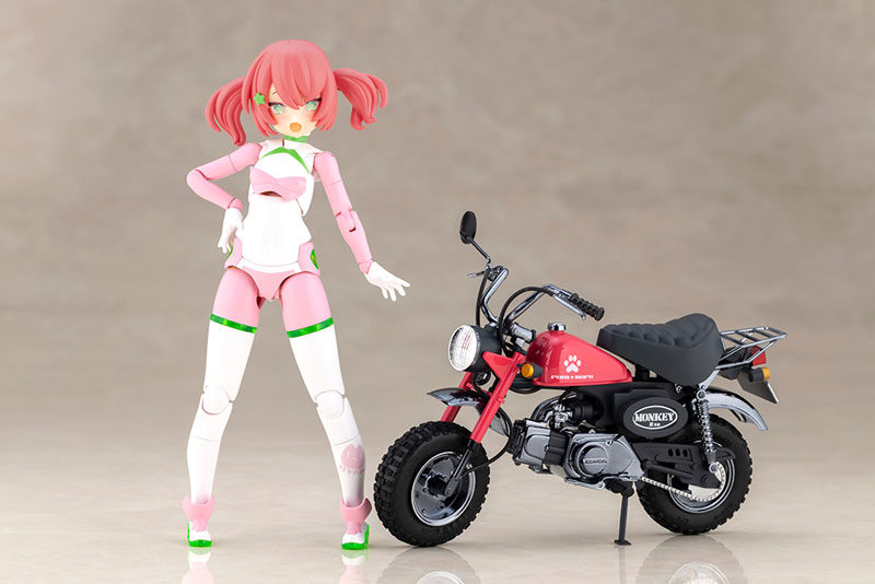 メガミデバイス PUNI☆MOFU レーシングマオ with Honda Z50J-1 モンキー プラモデル