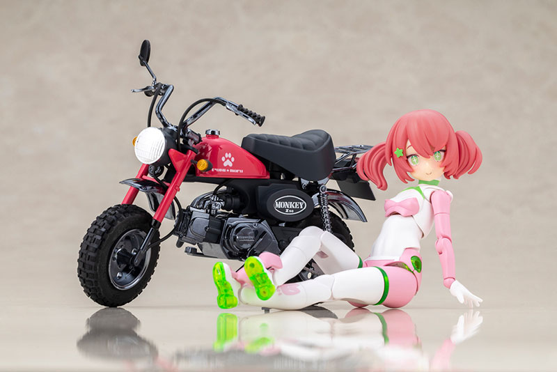 メガミデバイス PUNI☆MOFU レーシングマオ with Honda Z50J-1 モンキー プラモデル