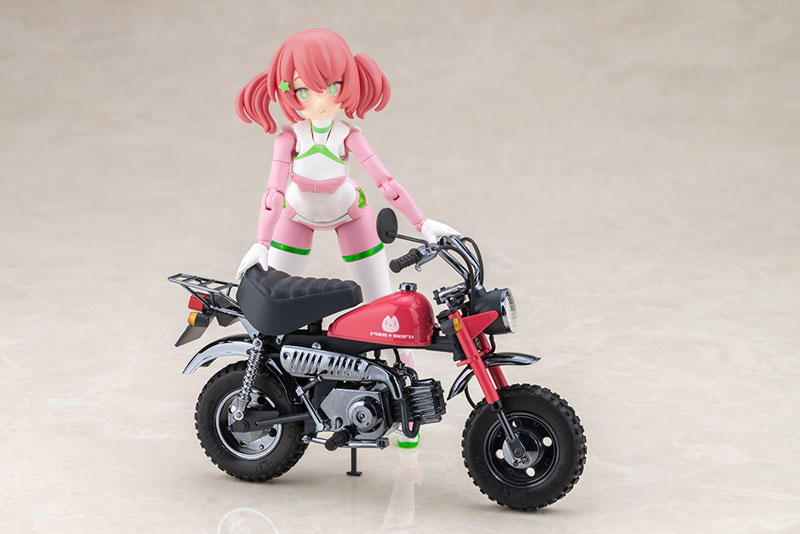 メガミデバイス PUNI☆MOFU レーシングマオ with Honda Z50J-1 モンキー プラモデル