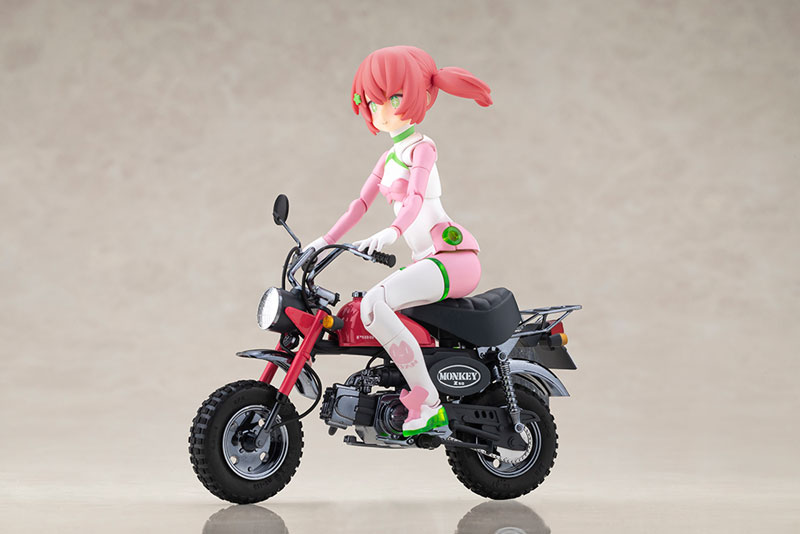 メガミデバイス PUNI☆MOFU レーシングマオ with Honda Z50J-1 モンキー プラモデル