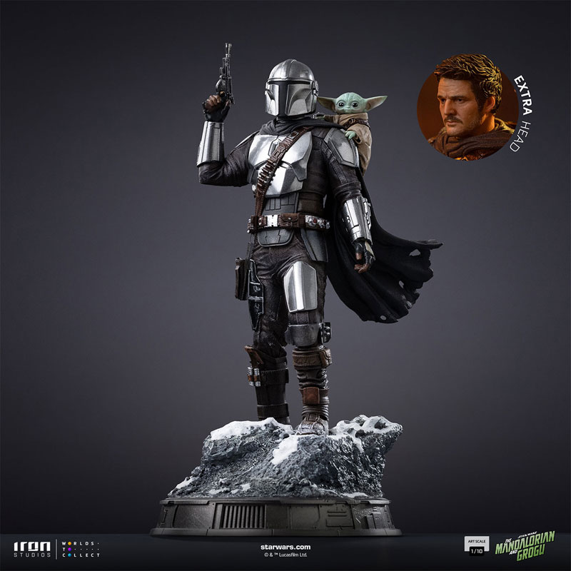スター・ウォーズ アートスケール 1/10 マンダロリアン・アンド・グローグー