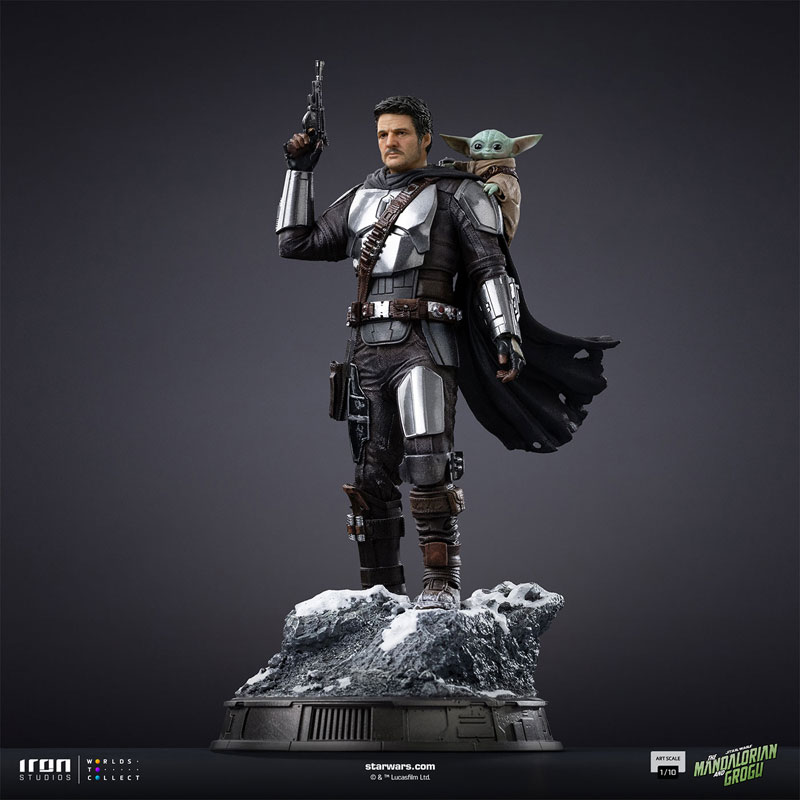 スター・ウォーズ アートスケール 1/10 マンダロリアン・アンド・グローグー