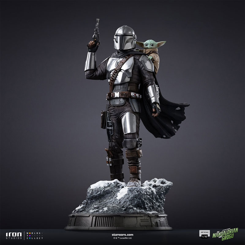 スター・ウォーズ アートスケール 1/10 マンダロリアン・アンド・グローグー