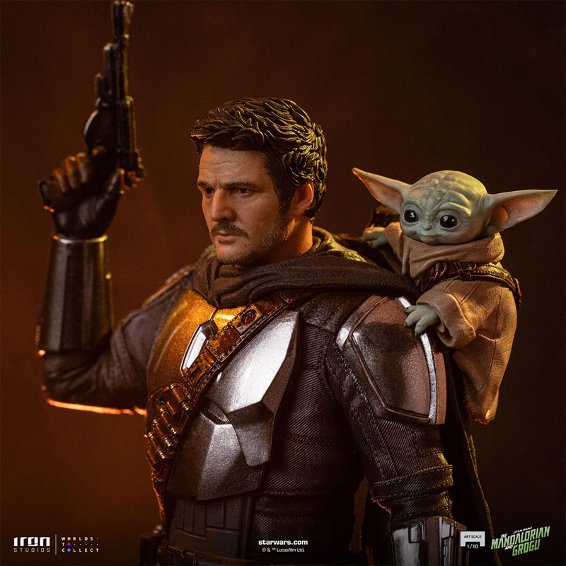 スター・ウォーズ アートスケール 1/10 マンダロリアン・アンド・グローグー