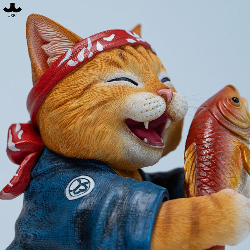 鯛抱え猫親分 A