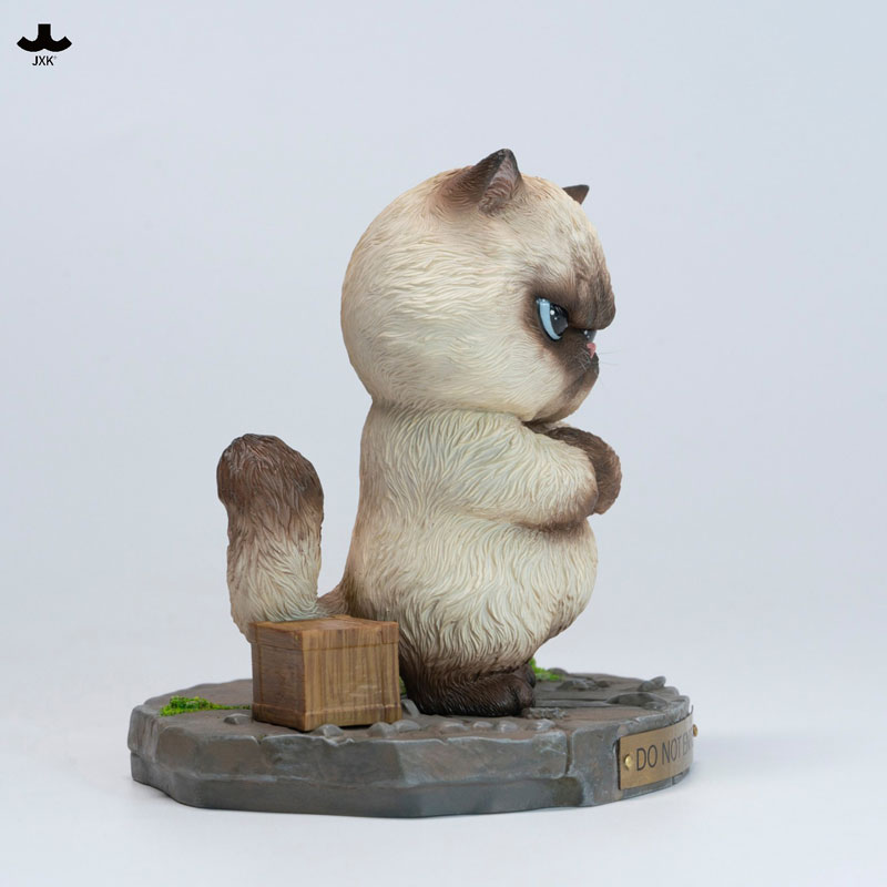 ぷんすか猫 ベース付き D