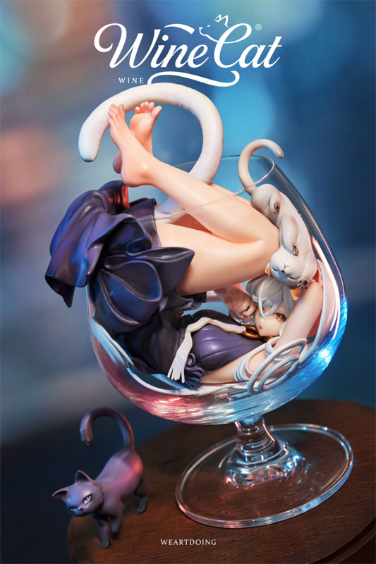 「猫は液体」illustration by からあげ豆腐 シルバームーン 完成品フィギュア