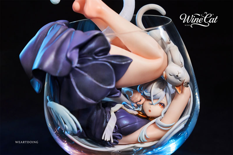 「猫は液体」illustration by からあげ豆腐 シルバームーン 完成品フィギュア