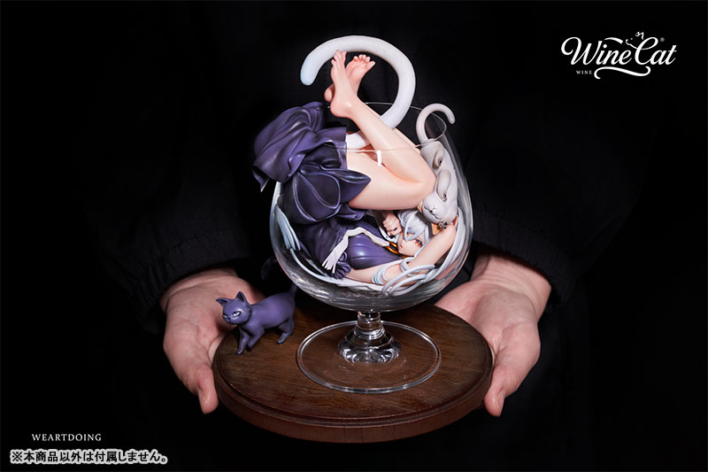 「猫は液体」illustration by からあげ豆腐 シルバームーン 完成品フィギュア