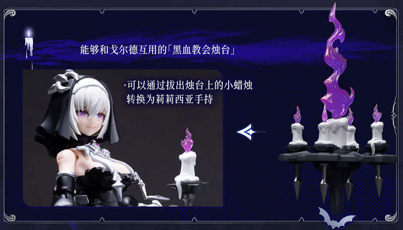 AUDO・RESTORE HEARTシリーズ 罪斥黒月 プラスチックキット
