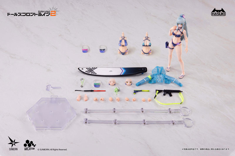 pocket art PA013 ドールズフロントライン2：エクシリウム クルカイ 蒼き軌跡Ver. 豪華版 1/12 完成品アクションフィギュア