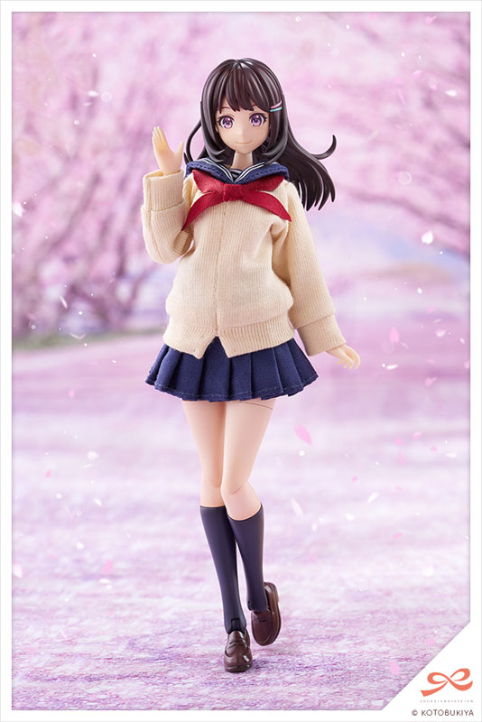 創彩少女庭園 きるプラ 結城まどか[桃桜高校・冬服] 1/10 プラモデル
