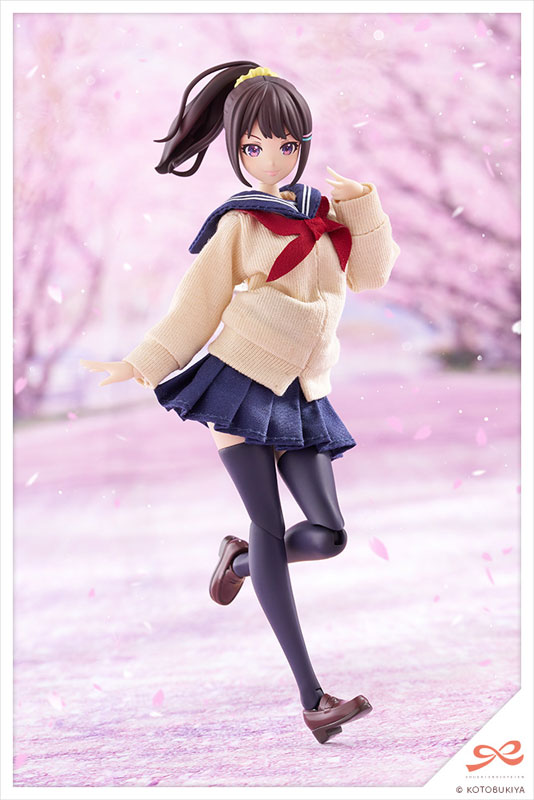 創彩少女庭園 きるプラ 結城まどか[桃桜高校・冬服] 1/10 プラモデル