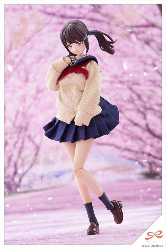 創彩少女庭園 きるプラ 結城まどか[桃桜高校・冬服] 1/10 プラモデル