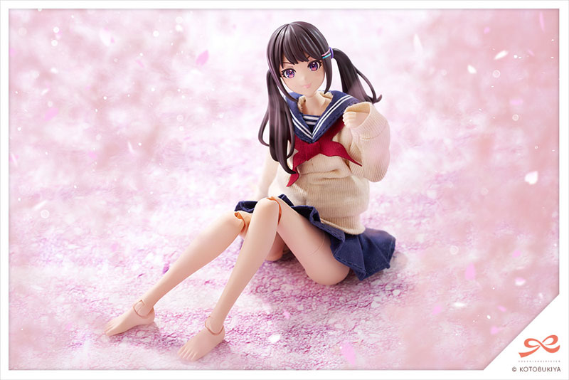 創彩少女庭園 きるプラ 結城まどか[桃桜高校・冬服] 1/10 プラモデル