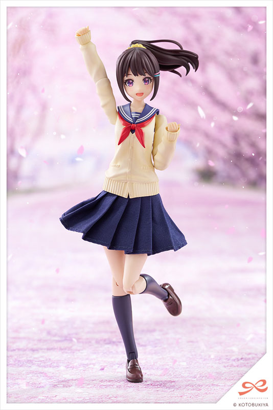 創彩少女庭園 きるプラ 結城まどか[桃桜高校・冬服] 1/10 プラモデル