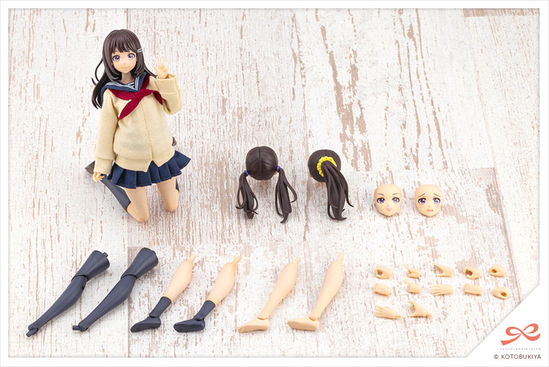 創彩少女庭園 きるプラ 結城まどか[桃桜高校・冬服] 1/10 プラモデル