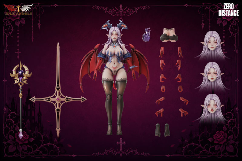 堕天使 ルシファー 1/12スケール可動フィギュア 豪華版