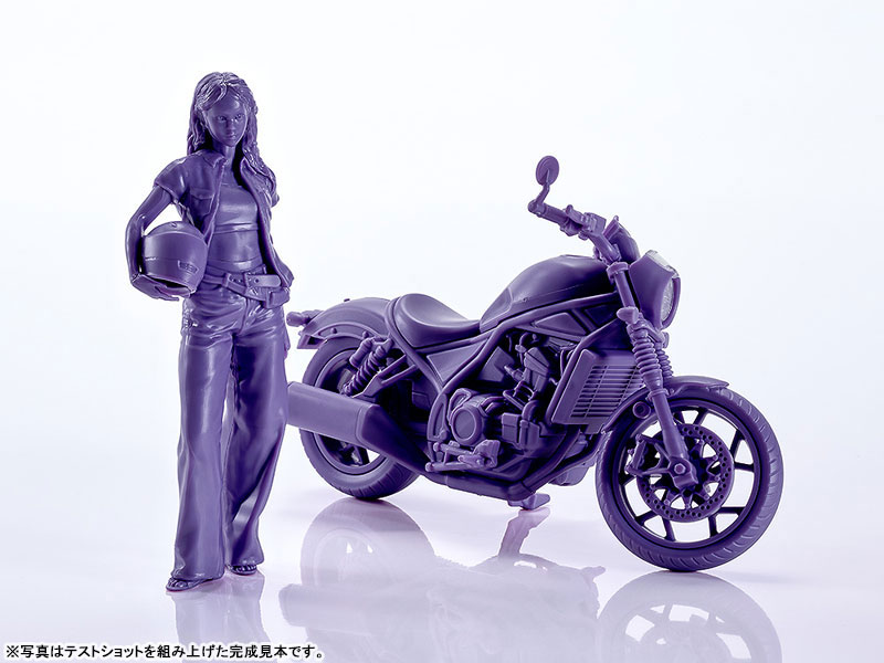PLAMAX MF-101 Rider's portrait Honda Rebel 1100 ネイビー 1/20 プラモデル