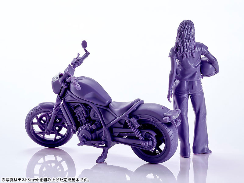 PLAMAX MF-101 Rider's portrait Honda Rebel 1100 ネイビー 1/20 プラモデル