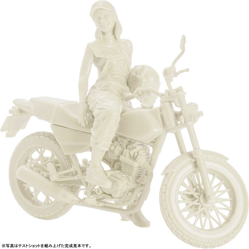 PLAMAX MF-103 Rider’s portrait Honda FTR 223 ホワイト 1/20 プラモデル