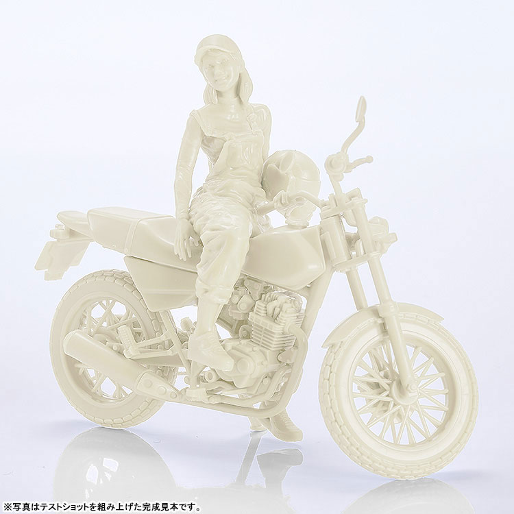 PLAMAX MF-103 Rider’s portrait Honda FTR 223 ホワイト 1/20 プラモデル