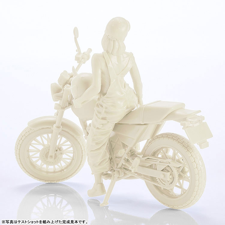 PLAMAX MF-103 Rider’s portrait Honda FTR 223 ホワイト 1/20 プラモデル