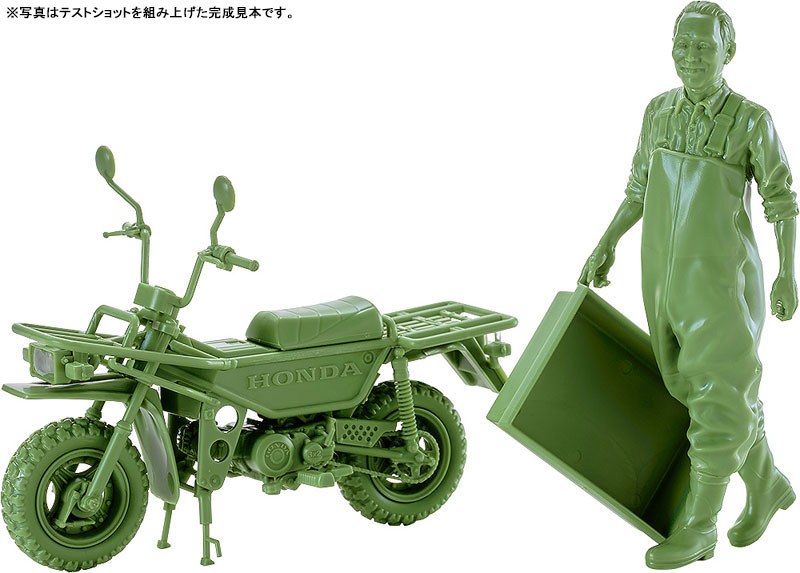 PLAMAX MF-104 Rider’s portrait Honda MOTRA グリーン 1/20 プラモデル