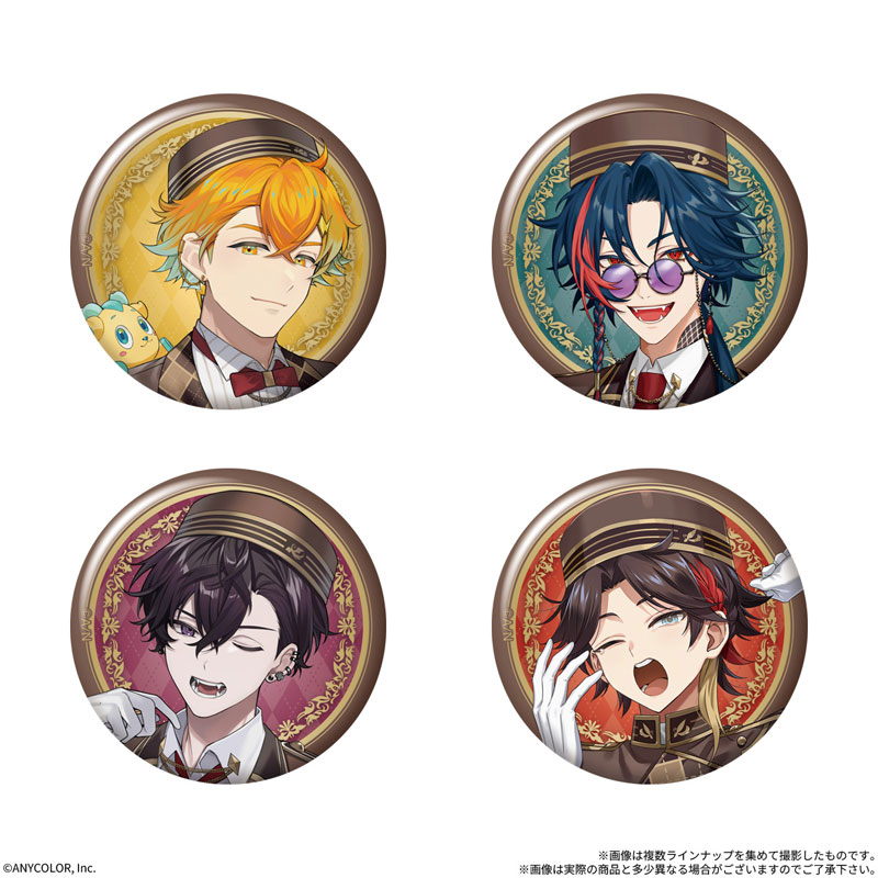 にじさんじ 缶バッジビスケット4 12個入りBOX (食玩)[バンダイ]《09