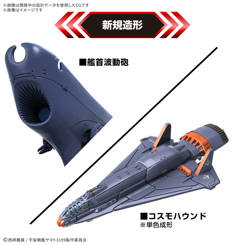 1/1000宇宙戦艦ヤマト3199 デラックスセット プラモデル[BANDAI
