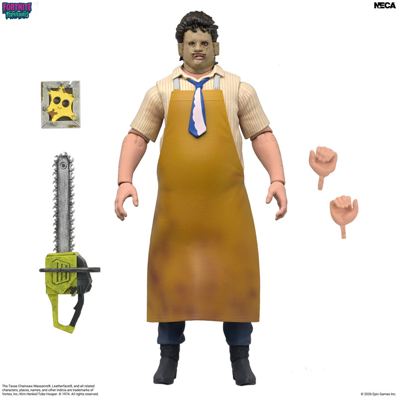 悪魔のいけにえ × フォートナイト/ レザーフェイス 7インチ アクション