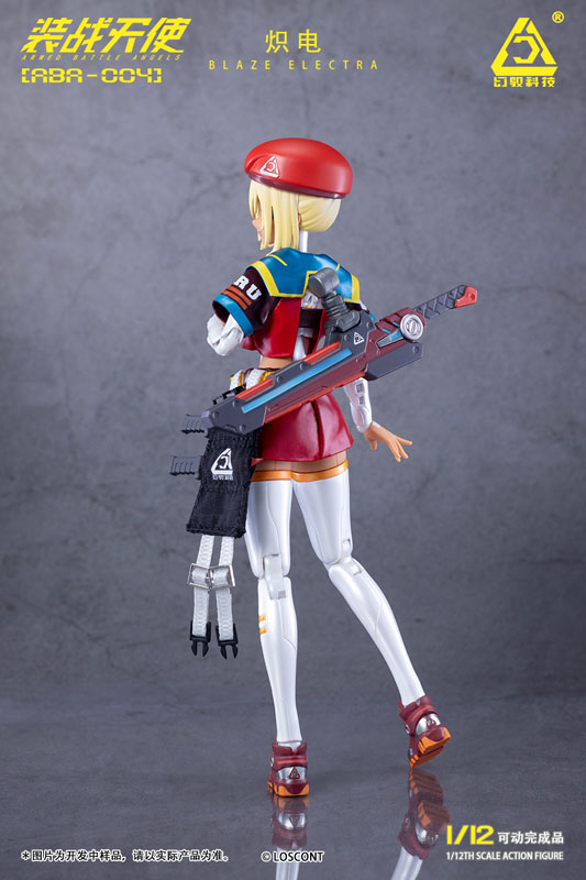 装戦天使(アームド・バトル・エンジェルズ)シリーズ ABA-004 熾電(ブレイズエレクトラ) 1/12スケール可動フィギュア