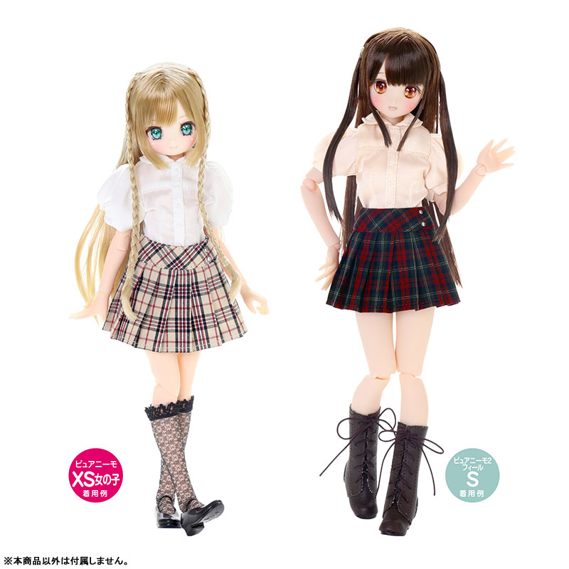 1/6 PNS シンプル丸襟ブラウスII ホワイト (ドール用)