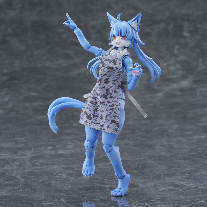 けもプラ No.KP-04R SP おまねこ with 抱き枕 プラモデル