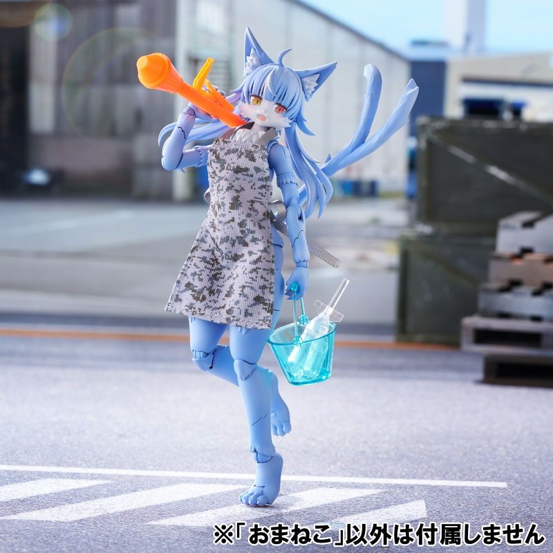 けもプラ No.KP-04R SP おまねこ with 抱き枕 プラモデル