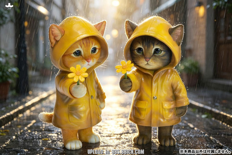 雨の中の子猫 A