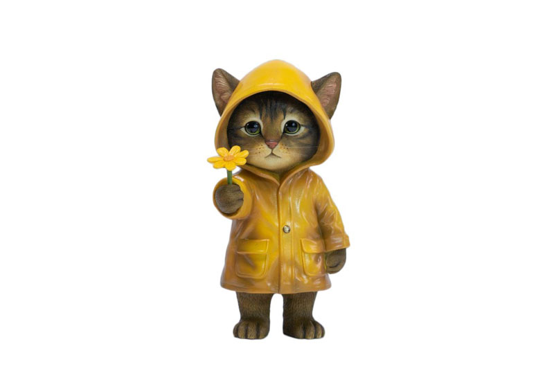 雨の中の子猫 B