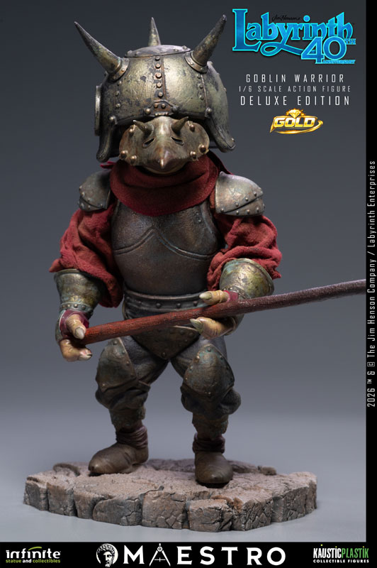 ラビリンス/ ジャレス ザ・ゴブリンキング 1/6 アクションフィギュア DELUXE GOLD ed.