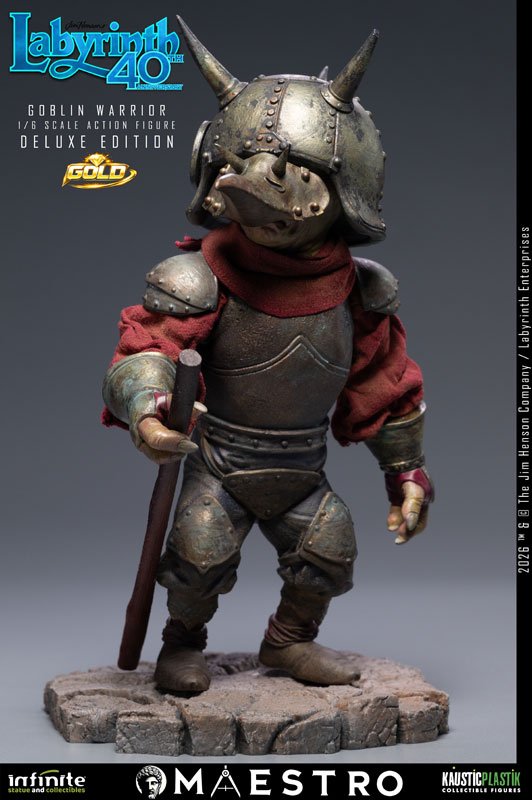 ラビリンス/ ジャレス ザ・ゴブリンキング 1/6 アクションフィギュア DELUXE GOLD ed.