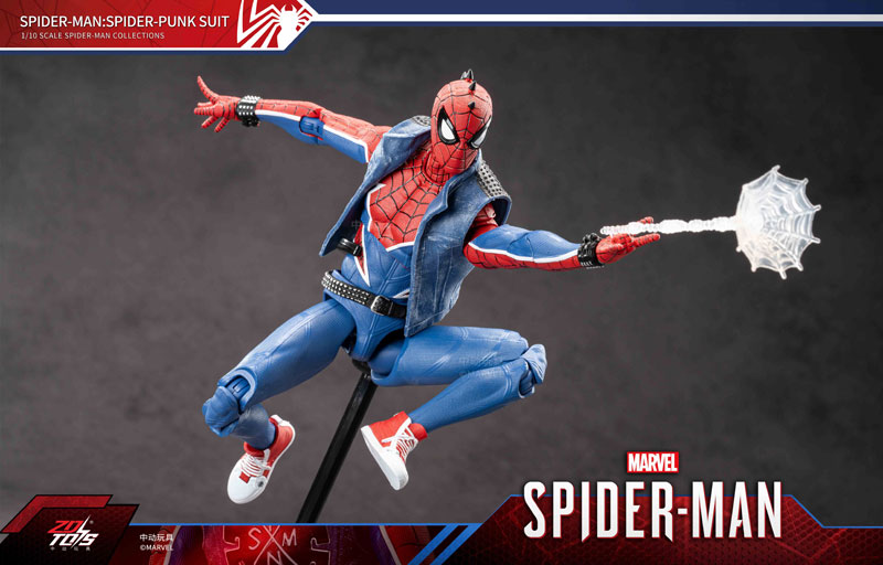 スパイダーマン：スパイダーパンク・スーツ (7インチ Xシリーズ)[ZD