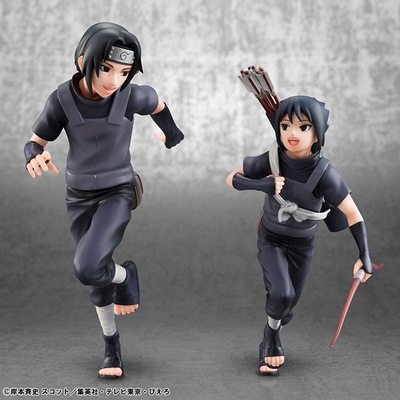 【限定販売】G.E.M.シリーズ NARUTO-ナルト- 疾風伝 うちはイタチ&サスケ 完成品フィギュア