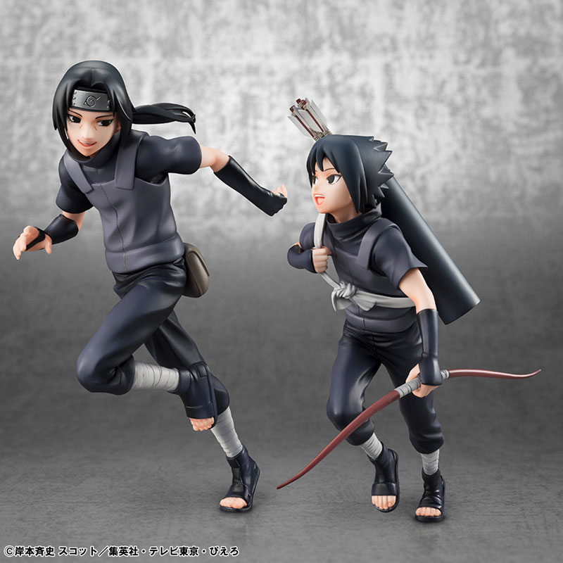 【限定販売】G.E.M.シリーズ NARUTO-ナルト- 疾風伝 うちはイタチ&サスケ 完成品フィギュア
