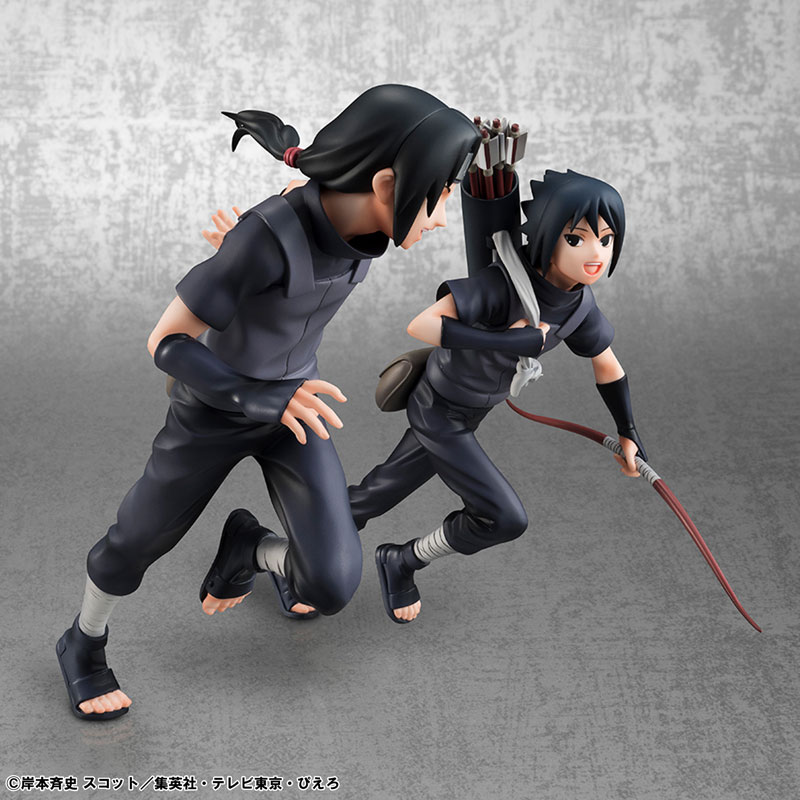 【限定販売】G.E.M.シリーズ NARUTO-ナルト- 疾風伝 うちはイタチ&サスケ 完成品フィギュア