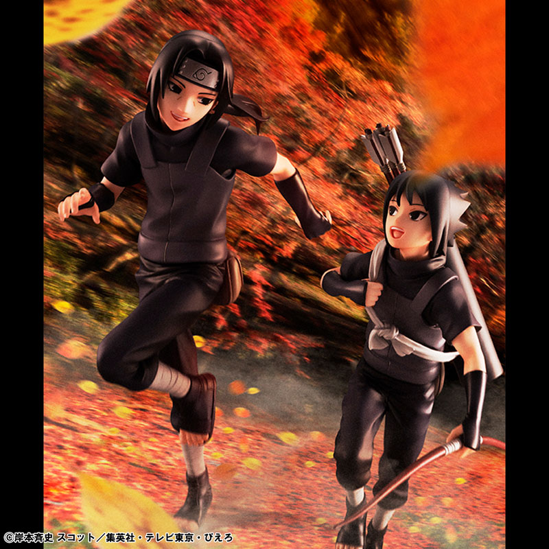 【限定販売】G.E.M.シリーズ NARUTO-ナルト- 疾風伝 うちはイタチ&サスケ 完成品フィギュア