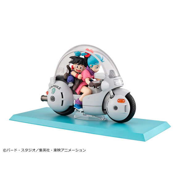 飛べ！孫悟空 マシバス ブリキ玩具 箱付き　サクラトイ　希少 デスクトップリアルマッコイ ドラゴンボール 06 孫悟空＆ブルマ -限定