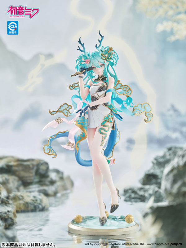 フィギュアまとめ売り 初音ミク 王騎B リムル AZKi アルベド ファインモー 初音ミク 青龍Ver. 1/7 完成品フィギュア[海洋堂]【同梱不可】【送料