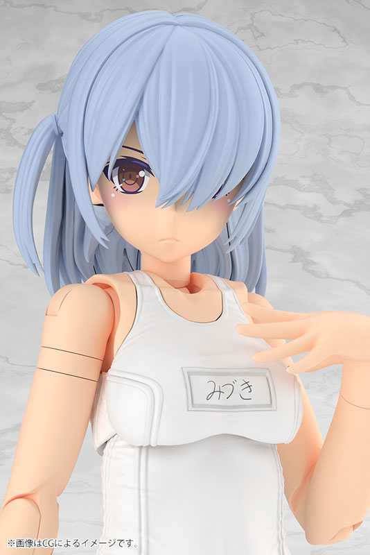 フレームアームズ・ガール ミヅキ School Swimsuits ホワイトVer. プラモデル