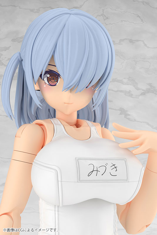 フレームアームズ・ガール ミヅキ School Swimsuits ホワイトVer. プラモデル