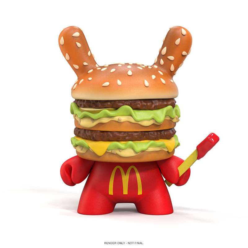 マクドナルド/ DUNNY ビッグマック 8インチ アートフィギュア[キッド